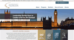 Desktop Screenshot of leadershipflorida.org