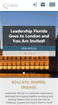 Mobile Screenshot of leadershipflorida.org